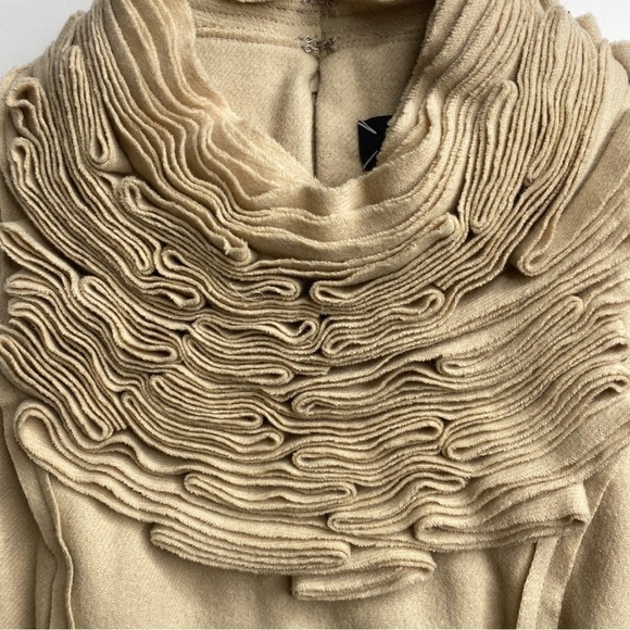 Robert Rodriguez Wool Pleated Sleeveless Sheath Dress Sz 8 - Picture 3 of 10